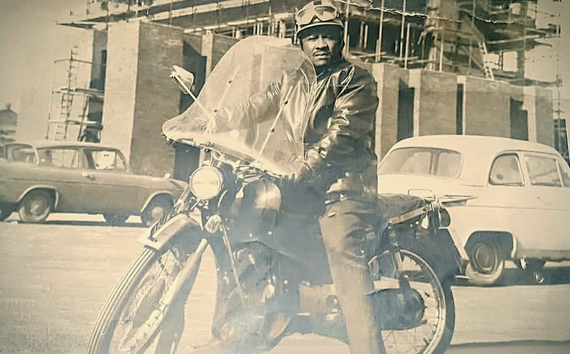 Granddad's vintage motorcycle